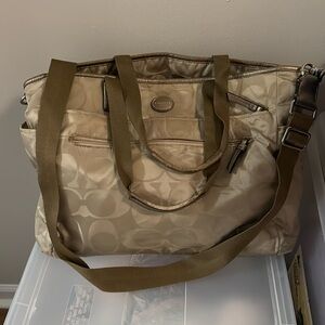 Authentic coach baby bag